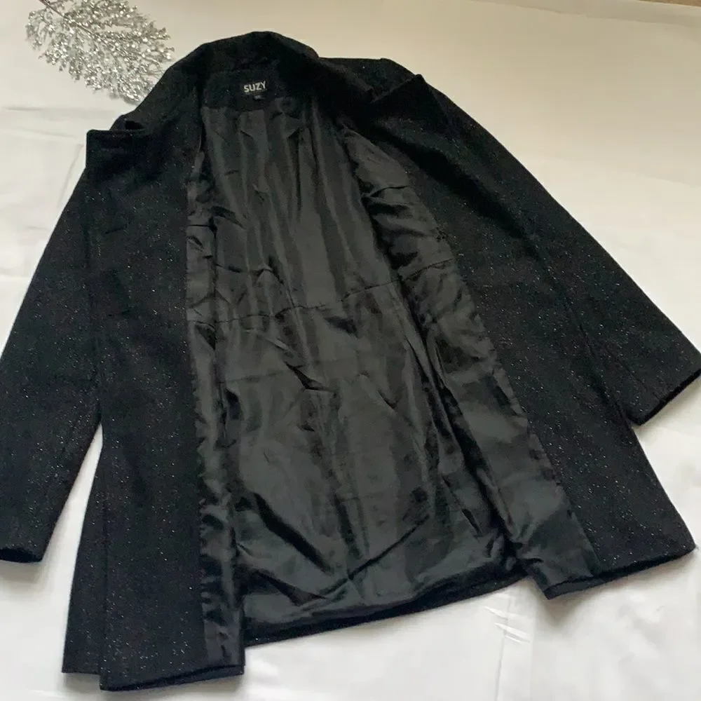 ⭐️SUZY Shier Wool Blend Sparkling Coat⭐️ - Picture 6 of 12